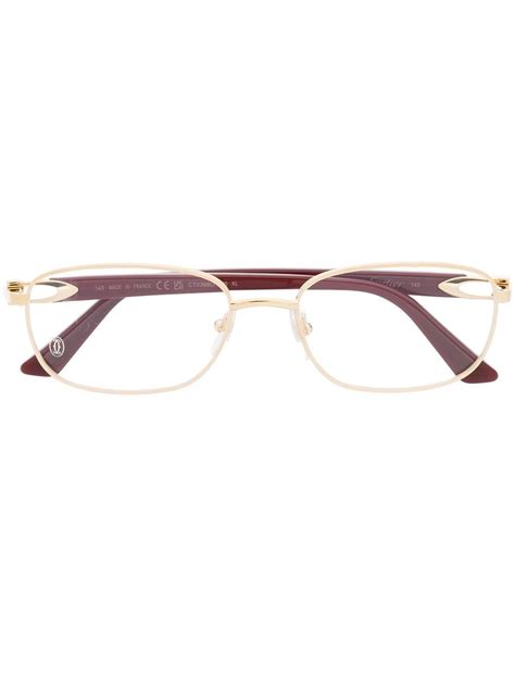 lunette cartier rectangulaire|lunette cartier femme.